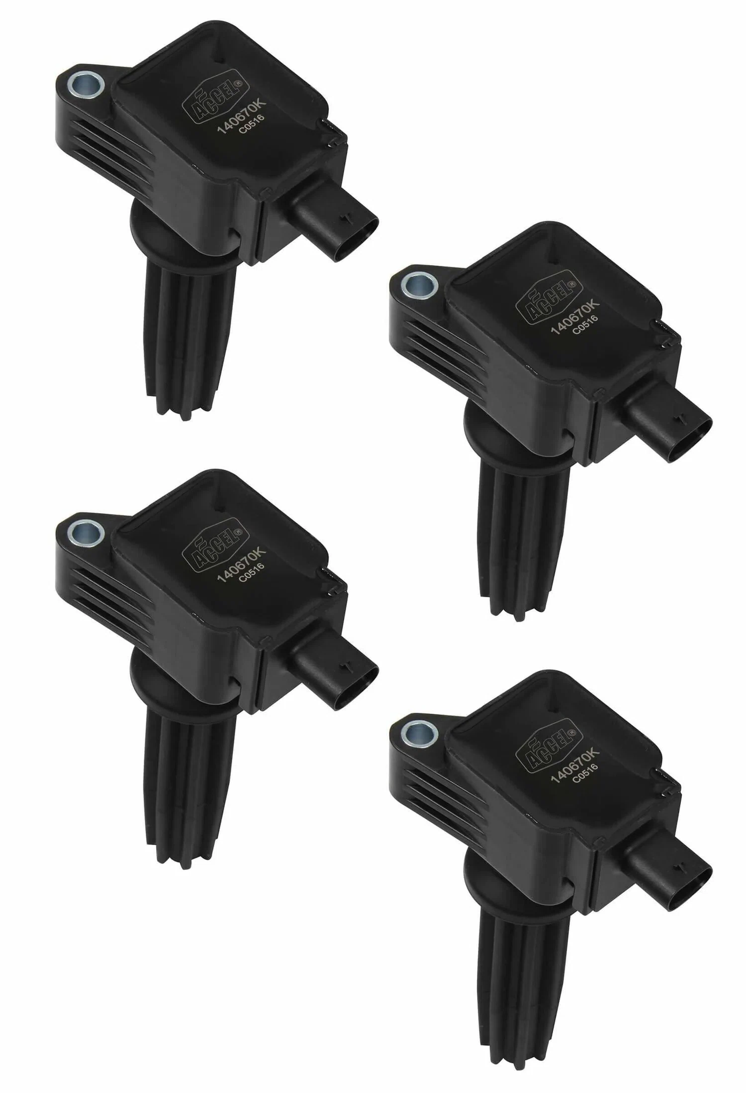 ACCEL Ignition Coil-SuperCoil- 12-17 Ford EcoBoost 2.0L_2.3L-L4-Black-140670K-4